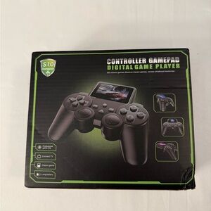 S10 Black Controller Gamepad Digital Game Player